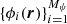 $ \{\phi_i(\boldsymbol r)\}_{i=1}^{{M_\psi}} $