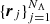$ \{\boldsymbol r_j\}_{j=1}^{{N_{\Lambda}}} $