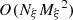 $ O({{N_\xi}}{{M_\xi}}^2) $