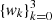 $ \{w_k\}_{k=0}^3 $