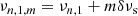$$ \begin{aligned} \nu _{n,1,m} = \nu _{n,1} + m\delta \nu _{\rm s} \end{aligned} $$