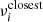 $ \nu_i^{\rm closest} $