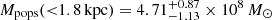 $ M_{\mathrm{pops}}({ < }1.8\,\mathrm{kpc}) = 4.71_{-1.13}^{+0.87} \times 10^8\,{M}_\odot $
