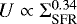 $U\propto \Sigma _{\textrm{SFR}}^{0.34}$