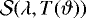 $\mathcal{S}\!\left(\lambda, T\!\left(\vartheta\right)\right)$