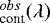 $_{\textrm{cont}}^{obs}(\lambda)$