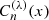 $ C_n^{(\lambda)}(x) $