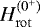 $H_{\mathrm{rot}}^{(0^+)}$