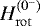 $H_{\mathrm{rot}}^{(0^-)}$