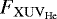 $F_{\mathrm{XUV}_{\mathrm{He}}}$