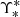$ {\Upsilon_{*}^{*}} $