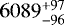 $6089^{+97}_{-96}$