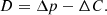 $$ \begin{aligned} D=\Delta p - \Delta C. \end{aligned} $$