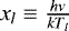 $x_{l}\equiv\frac{h\nu}{kT_{l}}$