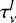 $\tau_{\nu}^{l}$