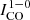 $ I_{\mathrm{CO}}^{1{-}0} $