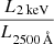 $ \frac{L_{\mathrm{2\,keV}}}{L_{\mathrm{2500\,\AA}}} $