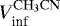 $V_{\textrm{inf}}^{\mathrm{CH_3CN}}$