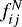 $f_{ij}^N$