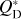 $Q_{\text{D}}^ *$
