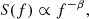 $$ \begin{aligned} S(f) \propto f^{-\beta }, \end{aligned} $$