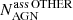 $ N_{\mathrm{AGN}}^{\mathrm{ass\,OTHER}} $