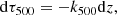 $$ \begin{aligned} \mathrm{d} \tau _{500}= -k_{500} \mathrm{d} z, \end{aligned} $$