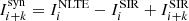 $ I_{i+k}^{\mathrm{syn}}=I_i^{\mathrm{NLTE}}-I_i^{\mathrm{SIR}}+I_{i+k}^{\mathrm{SIR}} $