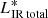 $ L_{\mathrm{IR\,total}}^{*} $
