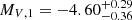 $ M_{V,1} =-4.60^{+0.29}_{-0.36} $