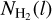 ${N_{{{\rm{H}}_{\rm{2}}}}}\left(l \right)$