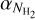 ${\alpha_{{N_{{{\rm{H}}_{\rm{2}}}}}}}$