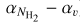 ${\alpha_{{N_{{{\rm{H}}_{\rm{2}}}}}}} - {\alpha_\upsilon}$