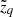 $ \tilde{z}_q $