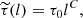 $$ \begin{aligned} \widetilde{\tau } (l)= \tau _0 l^C, \end{aligned} $$
