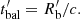 $$ \begin{aligned} t^{\prime }_{\mathrm{bal} } = R^{\prime }_{\rm b} / c. \end{aligned} $$