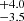 $ ^{+4.0}_{-3.5} $