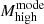 $ M_{\mathrm{high}}^{\mathrm{mode}} $