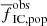 $ \overline{f}^{\mathrm{obs}}_{\mathrm{IC,pop}} $