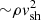 $ {\sim} \mathrm{\rho} {v}_{\rm sh}^2 $