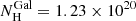 $ N_{\mathrm{H}}^{\mathrm{Gal}}=1.23\times10^{20} $