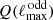 $ Q(\ell_{\mathrm{max}}^{\,\rm odd}) $