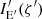 $ I^\prime_{\rm E^\prime}(\zeta^\prime) $
