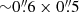 $ {\sim}0{{\overset{\prime\prime}{.}}}6 \times 0{{\overset{\prime\prime}{.}}}5 $