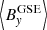 $ \left\langle B_{\mathit{y}}^{\mathrm{GSE}}\right\rangle $