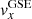 $ {\it v}_x^{\rm GSE} $