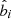 $ \hat{b}_{i} $