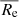 $ \overline{R_{\mathrm{e}}} $