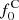 $ f_0^{\rm C} $