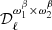 $ {\mathcal{D} }_\ell ^{\omega ^{\beta }_1\times \omega ^{\beta }_2} $